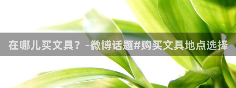 天顺娱乐松943994：在哪儿买文具？-